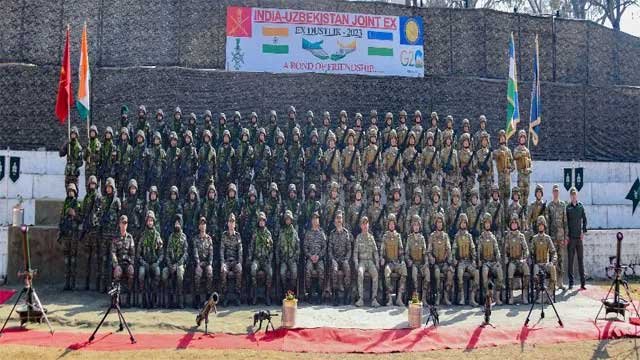 PIC1 India-Uzbekistan joint military exercise